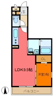 ブライツ【1階】の間取り