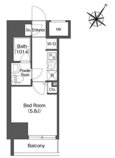 神奈川県川崎市高津区溝口2【マンション】の間取り