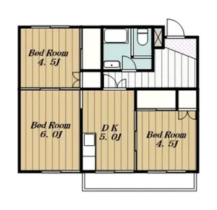 厚木サンコーポ【2階】の間取り