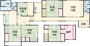 三重県松阪市大石町【一戸建】の間取り