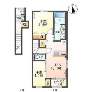 ATテラスIII【2階】の間取り