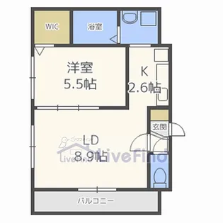 A BOND学園前B棟【2階】の間取り
