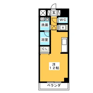 スペリオルクラブ【7階】の間取り