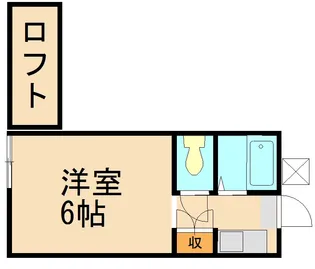 ヴィラ小戸B【2階】の間取り