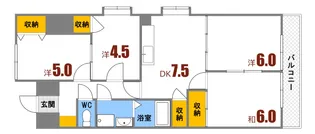ロイヤルビュー安芸【2階】の間取り