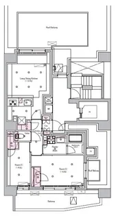 SYFORME ITABASHI III【13階】の間取り