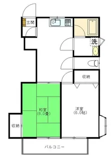 グレイス秀和【1階】の間取り
