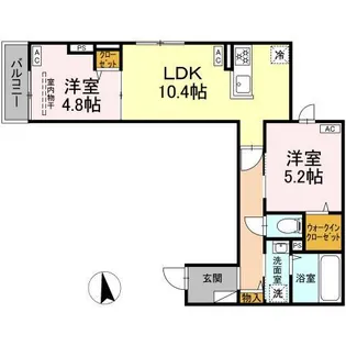 セレスティア東向島【3階】の間取り