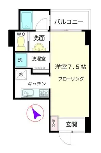 東京都荒川区東日暮里6【マンション】の間取り