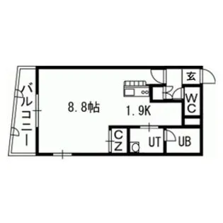 北海道札幌市中央区南一条東7【マンション】の間取り
