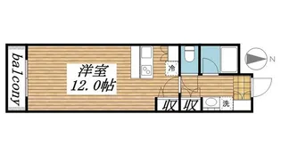 モンテ・オーロ【1階】の間取り