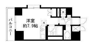 ダイヤモンドレジデンス勝どき【3階】の間取り