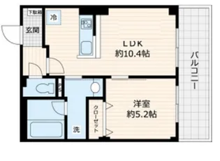 セル エット ルミエール【5階】の間取り