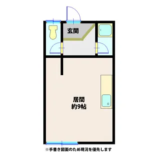 コーポたつみ【1階】の間取り