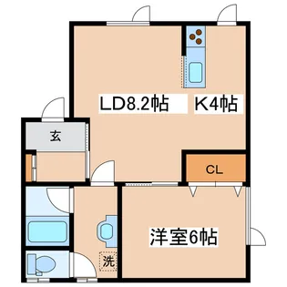 ブルーハーバー【2階】の間取り