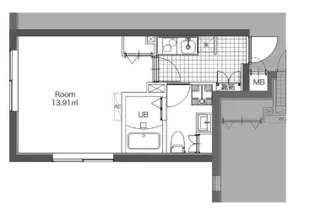 センターコート芝【3階】の間取り