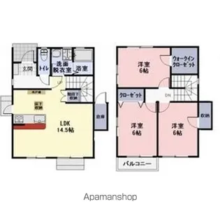 静岡県浜松市浜名区染地台1【一戸建】の間取り