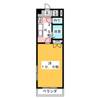 Castle Hills【3階】の間取り