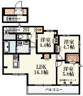 Esperanza【2階】の間取り