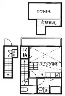 千葉県船橋市二和東5【アパート】の間取り