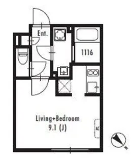 GRAN PASEO中目黒 West グランパセオ中目黒ウェスト【3階】の間取り