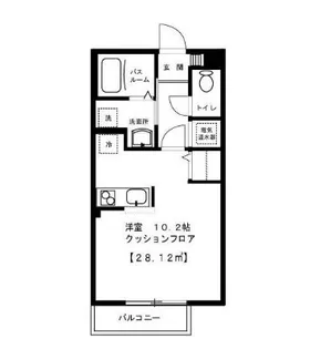 グラテース雅和【2階】の間取り