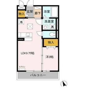 セジュールOTT’S庵【1階】の間取り