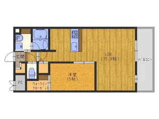 大阪府大阪市生野区小路東2【マンション】の間取り