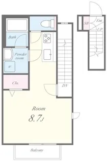 A garden【2階】の間取り