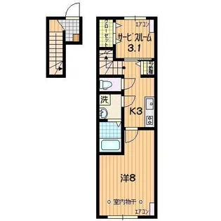 Le Meilleur北天昌寺【2階】の間取り