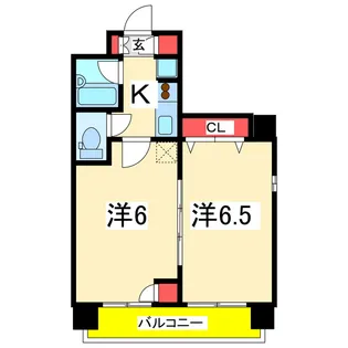 メゾン・ド・エグレット【6階】の間取り