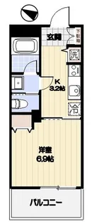 六本木グランドタワーレジデンス【5階】の間取り