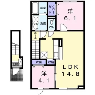 ポラリス【2階】の間取り