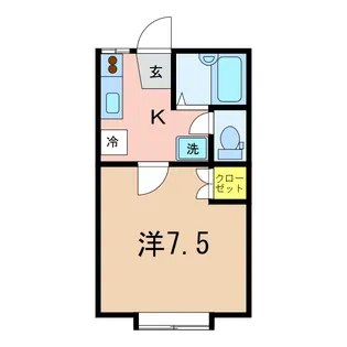 ジュネスV【2階】の間取り