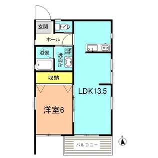 HOU・HALE【1階】の間取り