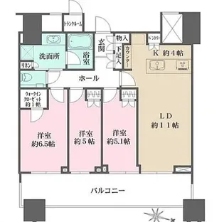 東京都文京区小石川1【マンション】の間取り