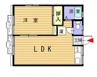 フォーレスト【1階】の間取り