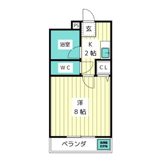 エクシードK【2階】の間取り