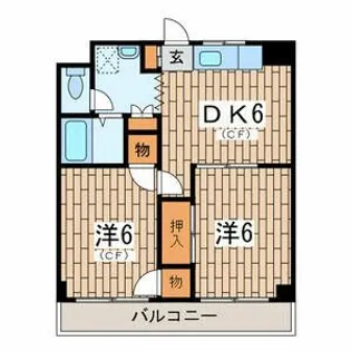 ジェイラム本牧【3階】の間取り