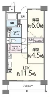 ネクスト吉塚【6階】の間取り