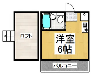 ロアール ボネA【1階】の間取り