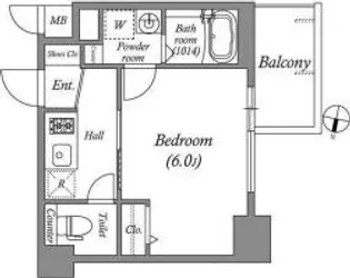 CionKOBEBayside【8階】の間取り