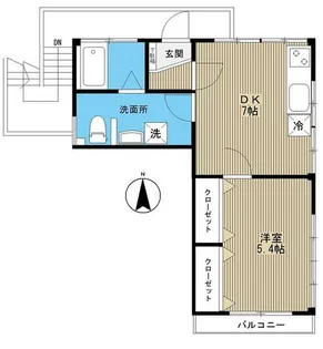 カーサ平井【3階】の間取り
