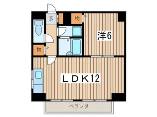鎧橋ビル【5階】の間取り