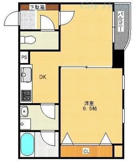 アリオス北里【4階】の間取り