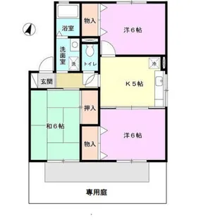 シャルマンコート【2階】の間取り