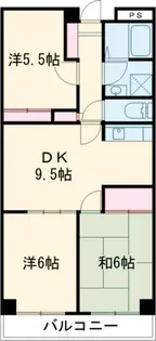 レジデンス熊川【3階】の間取り