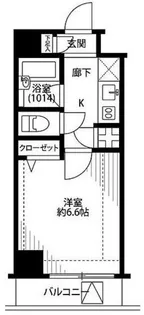 プレール・ドゥーク大島パークサイド【3階】の間取り