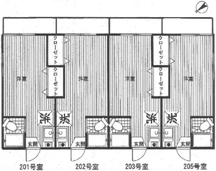 カーサ・コスタ谷中【2階】の間取り
