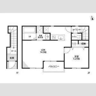 リーブルファイン丹羽【2階】の間取り
